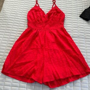 Romper shorts dress